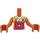 LEGO Medium Dark Flesh Adi with Flower Apron Friends Torso (73141 / 92456)