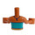 LEGO Medium donker vleeskleurig Andrea Friends Torso (35862 / 73141)