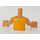 LEGO Mittleres dunkles Fleisch Andrea Torso, mit Notes Muster (92456)