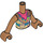 LEGO Medium donker vleeskleurig Andrea met Jungle Kleding Friends Torso (59637 / 73141)