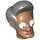 LEGO Medium Dark Flesh Apu Nahasapeemapetilon Head (18146)