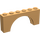 LEGO Mittleres dunkles Fleisch Bogen 1 x 6 x 2 Dickes Oberteil und verstärkte Unterseite (3307)