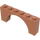 LEGO Medium donker vleeskleurig Boog 1 x 6 x 2 Dunne top zonder versterkte onderkant (12939)