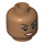 LEGO Medium Dark Flesh Barbara Gordon Minifigure Head (Recessed Solid Stud) (3626 / 29771)
