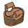 LEGO Medium Donker Vleeskleurig Basket (18658 / 93092)