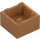 LEGO Mittleres dunkles Fleisch Box 2 x 2 (2821 / 59121)