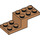 LEGO Beige Moyennement Foncé Support 2 x 5 x 1.3 avec des trous (11215 / 79180)