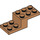 LEGO Medium Donker Vleeskleurig Beugel 2 x 5 x 1.3 met Gaten (11215 / 79180)