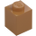 LEGO Carne medio scuro Mattoncino 1 x 1 (3005 / 30071)