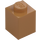 LEGO Carne medio scuro Mattoncino 1 x 1 (3005 / 30071)