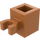 LEGO Medium Donker Vleeskleurig Steen 1 x 1 met Verticaal Klem (&#039;U&#039;-clip, Solide Stud) (30241 / 60475)