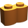 LEGO Mittleres dunkles Fleisch Backstein 1 x 2 Log (30136)