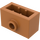 LEGO Medium Dark Flesh Brick 1 x 2 with 1 Stud on Side (86876)