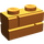 LEGO Medium Dark Flesh Brick 1 x 2 with Embossed Bricks (98283)