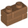 LEGO Chair moyenne foncée Brique 1 x 2 avec Embossed Bricks (98283)