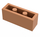 LEGO Mittleres dunkles Fleisch Backstein 1 x 3 (3622 / 45505)