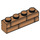 LEGO Medium Dark Flesh Brick 1 x 4 with Embossed Bricks (15533)