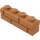 LEGO Mittleres dunkles Fleisch Backstein 1 x 4 mit Embossed Bricks (15533)
