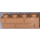 LEGO Medium Dark Flesh Brick 1 x 4 with Embossed Bricks (15533)