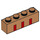 LEGO Medium Dark Flesh Brick 1 x 4 with Red Lines (3010 / 67451)