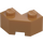 LEGO Beige Moyennement Foncé Brique 2 x 2 Facet (87620)