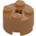 LEGO Beige Moyennement Foncé Brique 2 x 2 Rond (3941 / 6143)