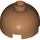 LEGO Medium Dark Flesh Brick 2 x 2 Round with Dome Top (Hollow Stud, Axle Holder) (3262 / 30367)