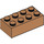 LEGO Mittleres dunkles Fleisch Backstein 2 x 4 (3001 / 72841)