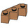 LEGO Medium Dark Flesh Brick 3 x 3 Facet (2462)