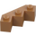 LEGO Medium donker vleeskleurig Steen 3 x 3 Facet (2462)