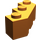 LEGO Medium Dark Flesh Brick 3 x 3 Facet (2462)