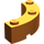 LEGO Chair moyenne foncée Brique 4 x 4 Rond Coin (Large avec 3 Goujons) (48092 / 72140)