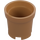 LEGO Medium Dark Flesh Bucket without Handle Holes (18742)