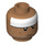 LEGO Medium Dark Flesh Catman Minifigure Head (Recessed Solid Stud) (3626 / 29878)