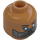 LEGO Medium Dark Flesh Chani Minifigure Head (Safety Stud) (3274 / 107167)