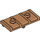 LEGO Mittleres dunkles Fleisch Chest Deckel 2 x 4 (80835)
