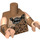 LEGO Medium Dark Flesh Clan of the Cave Batman Minifig Torso (973 / 16360)