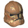 LEGO Medium Dark Flesh Clone Trooper Helmet (Phase 2) with Geonosis Clone Trooper Camouflage (11217 / 20203)