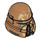 LEGO Medium Dark Flesh Clone Trooper Helmet with Geonosis Airborne Camouflage (15308 / 20224)
