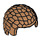 LEGO Medium Donker Vleeskleurig Coiled Haar (21778)