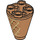 LEGO Medium Dark Flesh Cone 2 x 2 x 2 Inverted with Ice Cream Cone (49309)