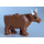 LEGO Medium Dark Flesh Cow with White Patch on Head and Horns