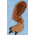 LEGO Medium Dark Flesh Dinosaur Back Left Leg with Brown and Orange (98162)