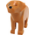 LEGO Medium Donker Vleeskleurig Hond - Labrador (Winking) (104110)