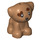 LEGO Medium Dark Flesh Dog (Sitting) with Brown Patches (69901 / 74687)