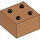 LEGO Mittleres dunkles Fleisch Duplo Backstein 2 x 2 (3437 / 89461)