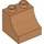 LEGO Mittleres dunkles Fleisch Duplo Backstein mit Curve 2 x 2 x 1.5 (11169)