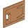 LEGO Mittleres dunkles Fleisch Duplo Wooden Tür 1 x 4 (87653 / 98459)