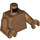 LEGO Medium Dark Flesh E.T. The Extra-Terrestrial Minifig Torso (973 / 76382)