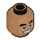 LEGO Medium Dark Flesh El Dorado Minifigure Head (Recessed Solid Stud) (3626 / 36054)